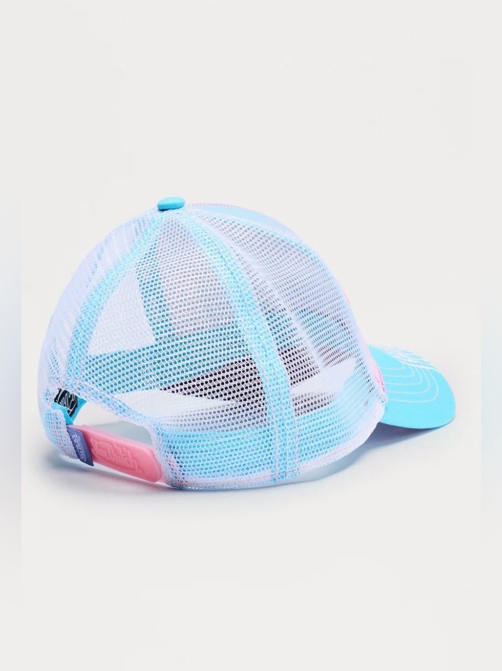 Von Dutch Iridescent Flying Eyeball Trucker Hat Blue Combo Y2K Festival NWT - Picture 2 of 6